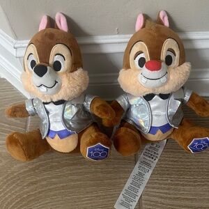 Disney 100 Chip and Dale Plush Chipmunk NWOT